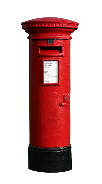 Post Box stock photo