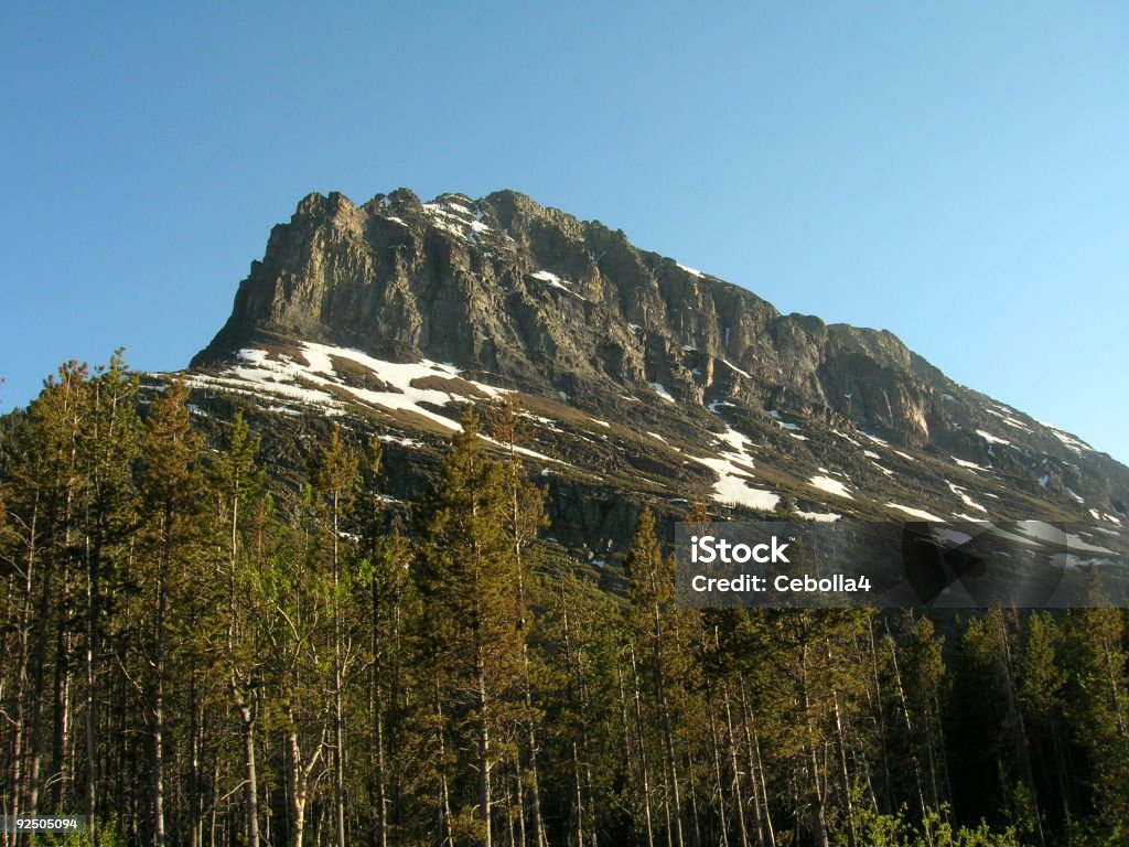 Mountain Vista, Glacier National Park, Montana - Lizenzfrei Aussicht genießen Stock-Foto