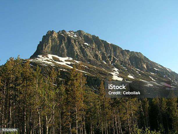 Montanha Vista Parque Nacional Glacier Montana - Fotografias de stock e mais imagens de Admirar a Vista - Admirar a Vista, Alto - Descrição Física, Azul