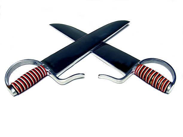 Butterfly Swords stock photo