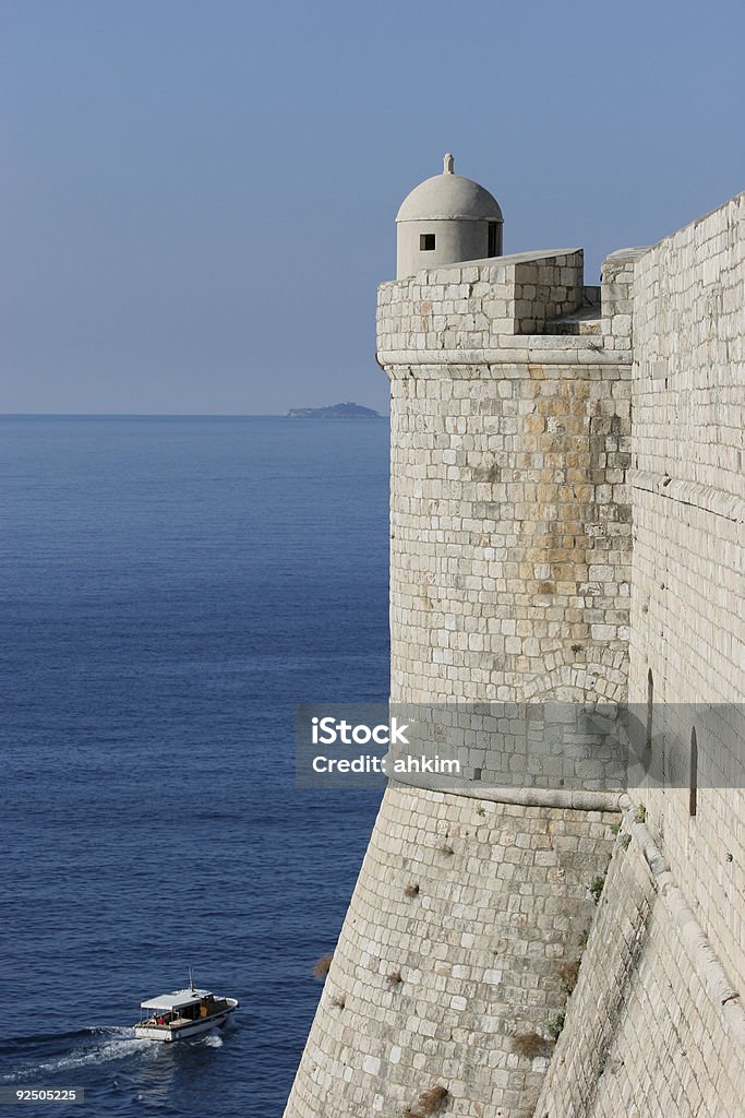 Pareti di Dubrovnik - Foto stock royalty-free di Dubrovnik