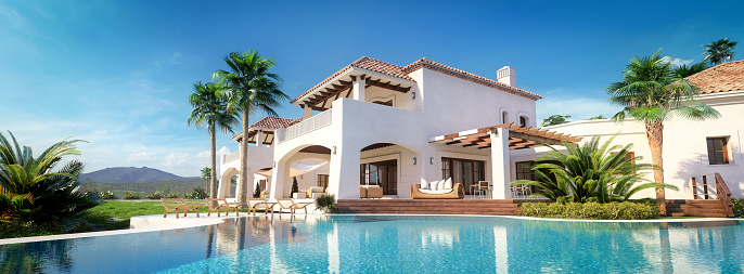 Villa de lujo con piscina photo