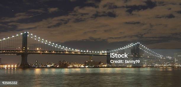 Manhattan Most Nocą - zdjęcia stockowe i więcej obrazów Antycypacja - Antycypacja, Architektura, Badanie