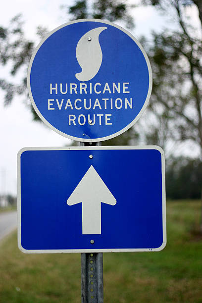 furacão rota de evacuação - federal emergency management agency - fotografias e filmes do acervo