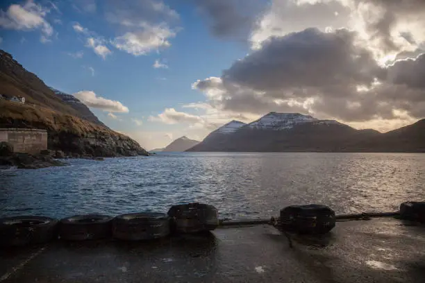 fjord in faroe islands