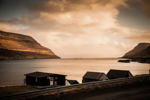 fjord in faroe islands