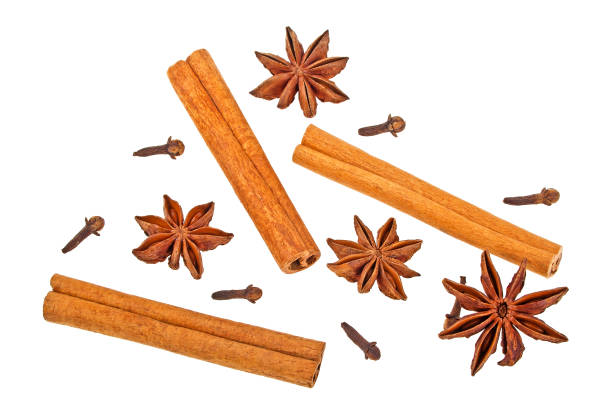 istock Cloves, anise and cinnamon isolated on white background 925056394