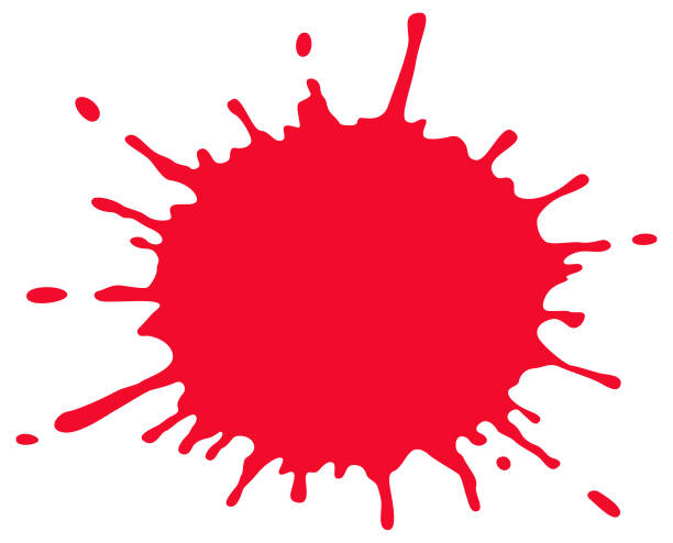 Blood Splatter (Vector)  human blood stock illustrations