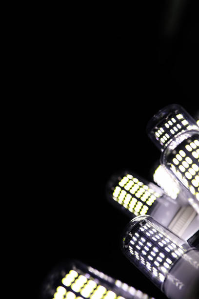 istock LED elements in the lamp. Lamps with diodes. Many bright lights 925061040