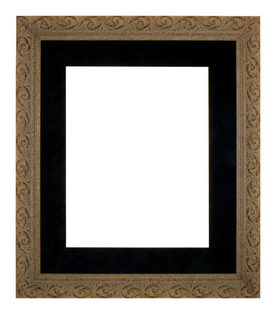 istock Large Ornate Picture Frame, Old Gold 92506230