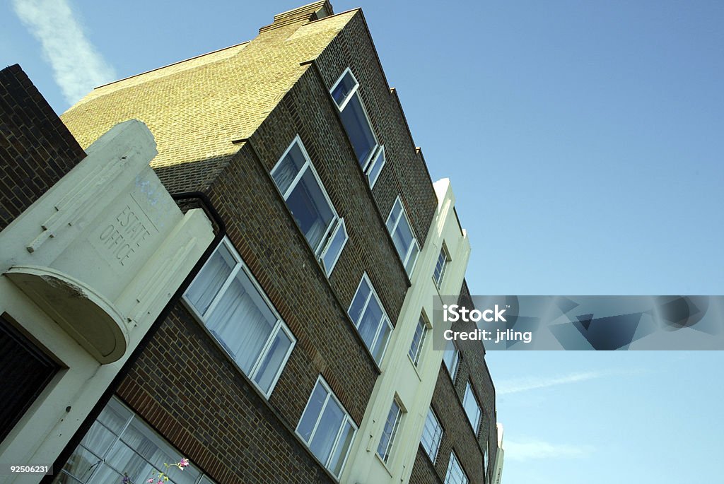 Art Déco Thirties Londres Apartments Bloco - Royalty-free 1930 Foto de stock