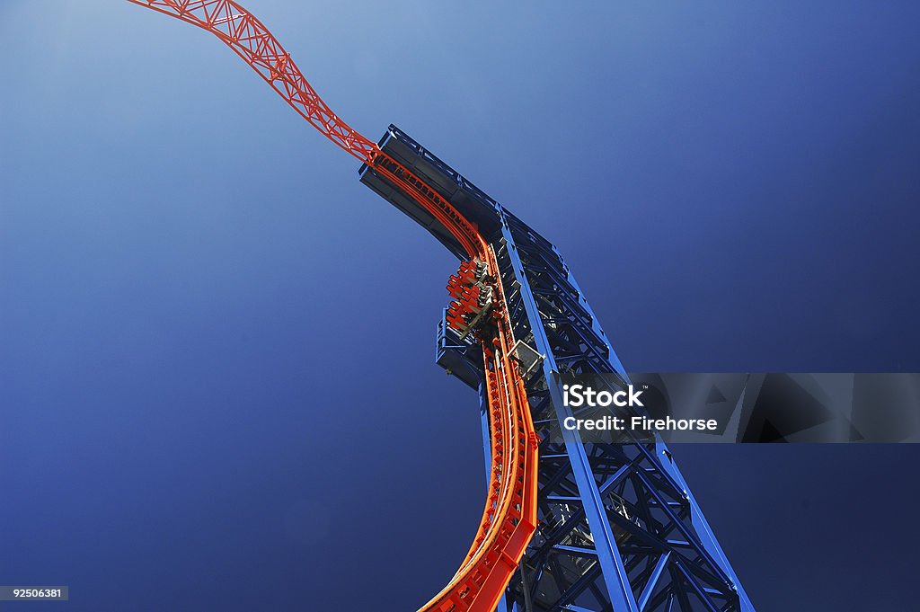 Flying with the roller coaster  Rollercoaster Stock Photo