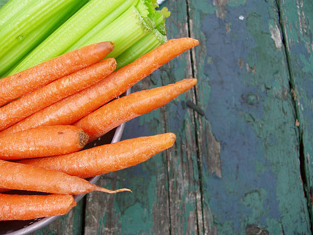 carote e sedano verdura-paese - jackie stewart foto e immagini stock