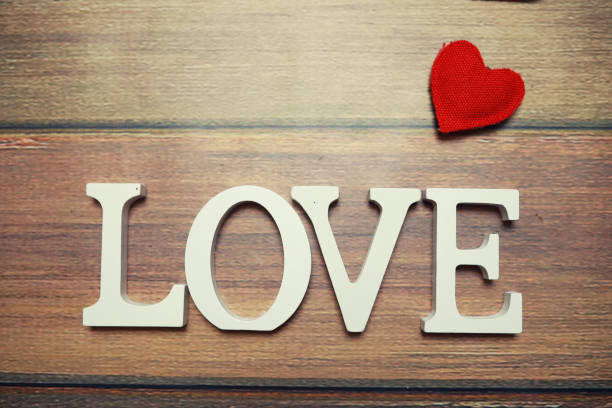 istock word Love from wooden letters on background 925065704