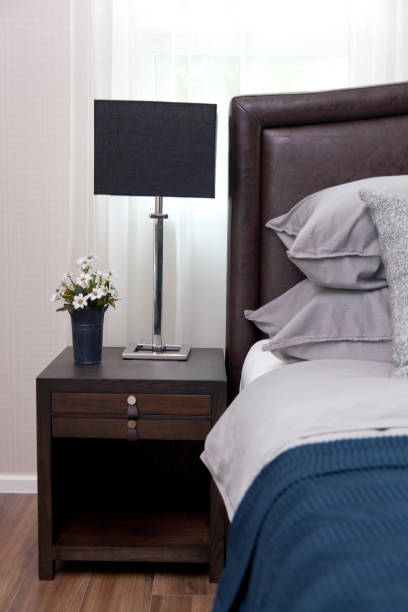 istock black lamp in modern bedroom 925065836