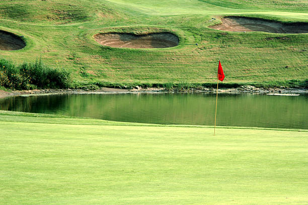 istock Golf- Green and Lake 92506969