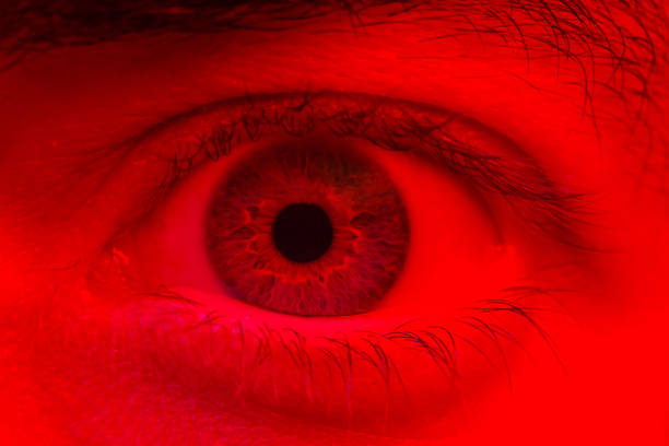 istock Macro on man eye expressing shocked surprise and fear expression 925075304
