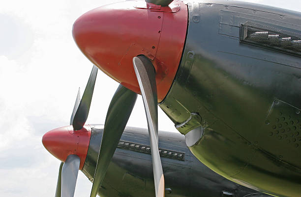 istock F-82 World War II fighter aircraft props 92508809