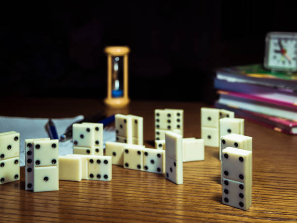 istock domino pieces on the table close up 925091590