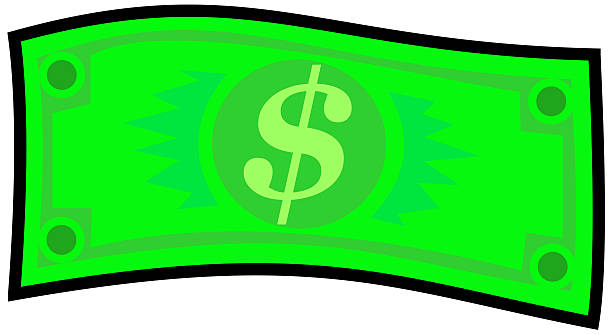 Bекторная иллюстрация Векторные деньги доллар наличными