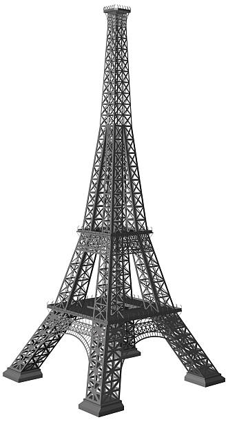 Torre Eiffel-vettoriale illustrazione 3d - illustrazione arte vettoriale