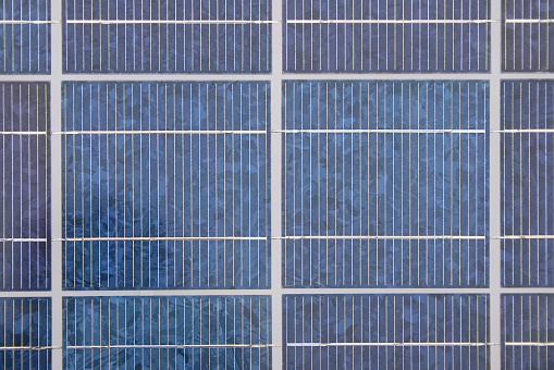 Solar Panel Mapping Solar Panel Map Stock Photo - Download Image Now - Blue, Color Image ...