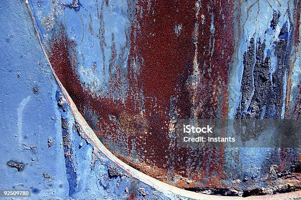 Rustyblau Stockfoto und mehr Bilder von Texturiert - Texturiert, Abstrakt, Erleichterung