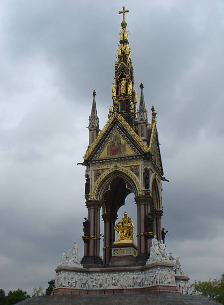 Albert memorial stock photo