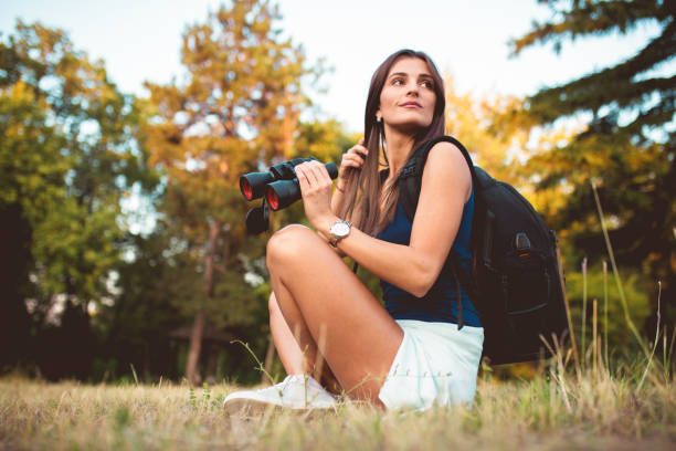 istock Cute woman exploring nature 925101078
