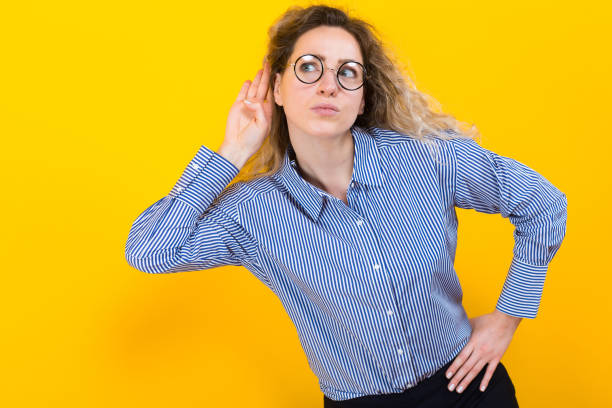 istock Woman listening to something 925104412