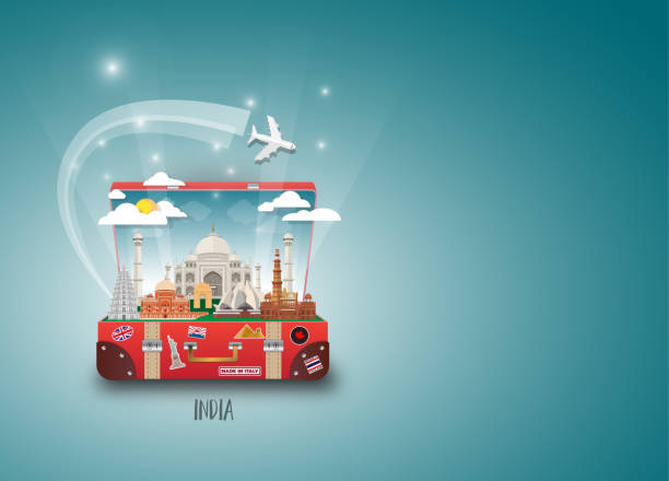 India Landmark Global Travel And Journey paper background. Vector Design Template.used for your advertisement, book, banner, template, travel business or presentation. India Landmark Global Travel And Journey paper background. Vector Design Template.used for your advertisement, book, banner, template, travel business or presentation. india tourism stock illustrations