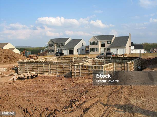 Basement Stock Photo - Download Image Now - Backhoe, Basement, Building - Activity