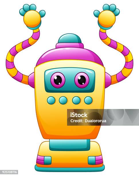 Cute Cartoon Robot Isolated On White Background Stock Illustration - Download Image Now - Arm, Artificial, Artificial Intelligence - iStock Cute Cartoon Robot Isolated On White Background Stock Illustration - Download Image Now - Arm, Artificial, Artificial Intelligence - iStock