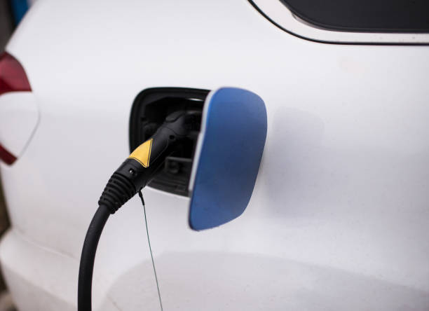 istock Electric cars are charging 925110932