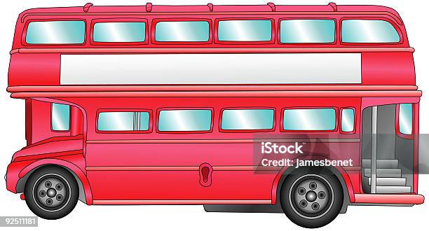 더블 데커 버스 맹검액 게시판 벡터 0명에 대한 스톡 벡터 아트 및 기타 이미지 - 0명, 간판, 버스