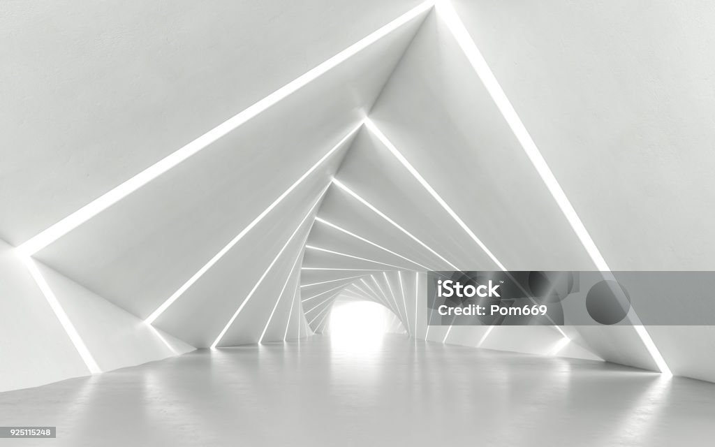 Couloir tordu - Photo de Architecture libre de droits