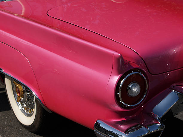 istock Tail of Pink Classic Car 92511963