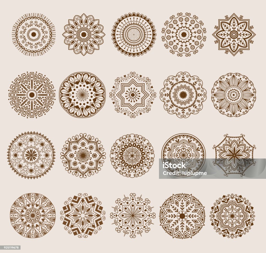 Hand drawn henna abstract mandala pattern flowers and paisley doodle coloring page. Henna decorative mandala pattern ethnic flower decoration mandala pattern ornament floral indian design Hand drawn henna abstract mandala pattern flowers and paisley doodle coloring page. Henna decorative mandala pattern ethnic flower. Decoration mandala pattern ornament floral indian design. Circle stock vector