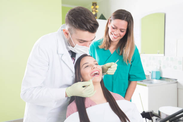 istock Dentist and patient in dentist office 925122942