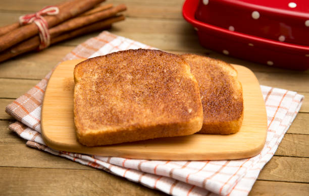 istock Classic Cinnamon Toast on a Rustic Wooden Table 925125952