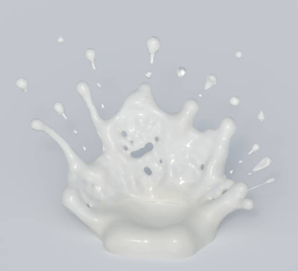 istock splash milk droplet 3d illustration isolated on white background 925127138