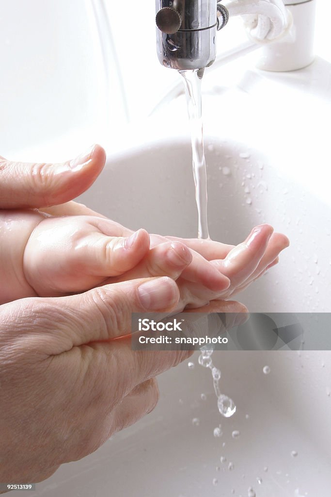 WashingHands - Lizenzfrei Baby Stock-Foto