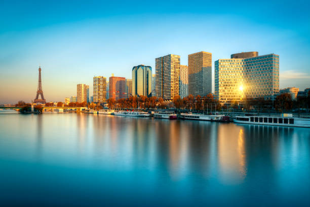 istock Paris skyline at sunrise, France 925133718