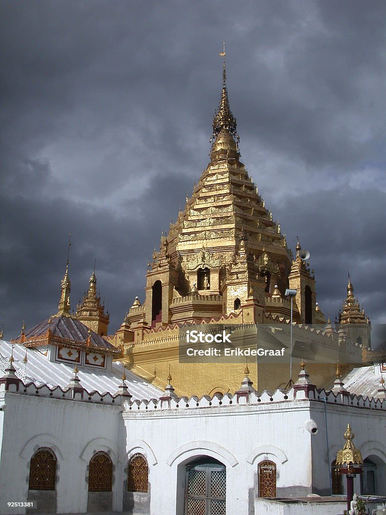 Templo Birmanês - Foto de stock de Amor royalty-free