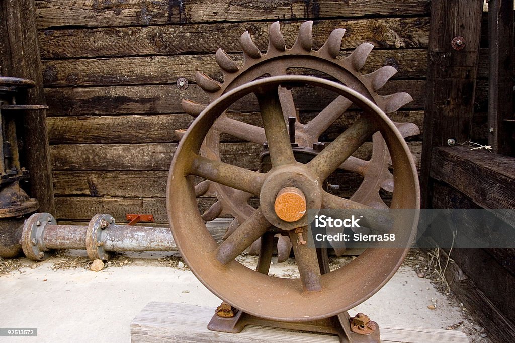 Pelton Wheel  Agricultural Machinery Stock Photo