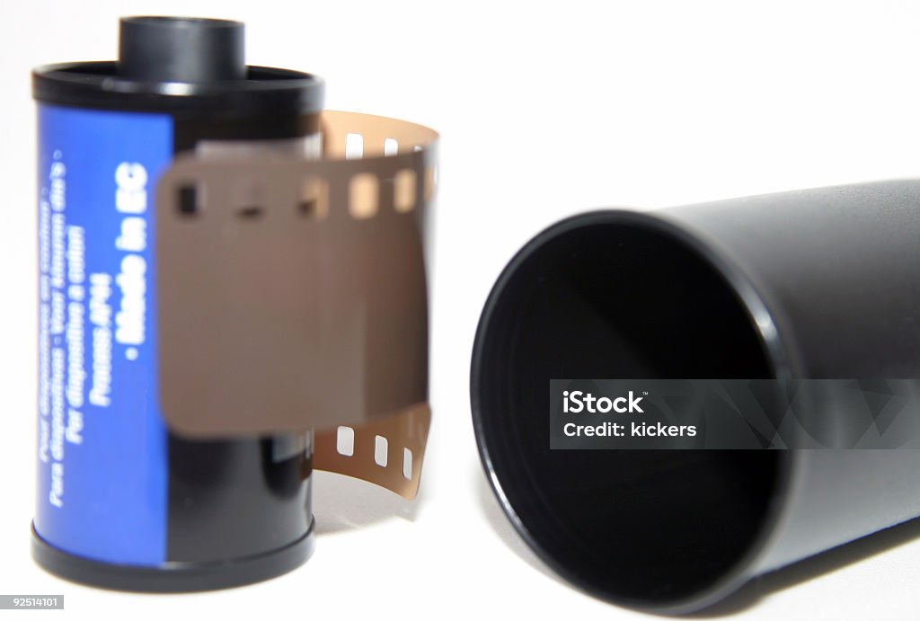 Film canister and case  Accessibility Stock Photo