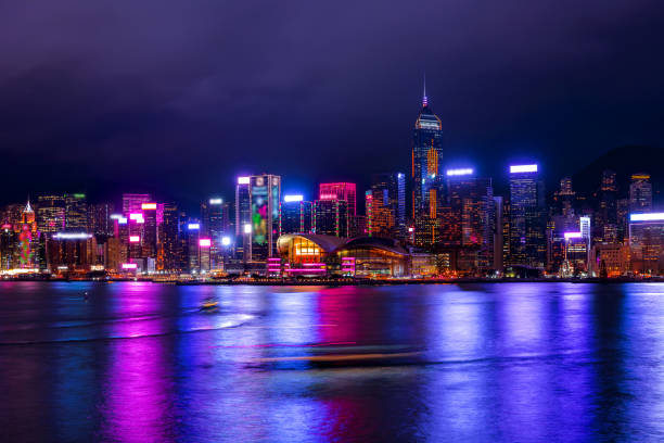 istock Hong Kong cityscape at night 925141156