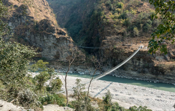 istock Foot Bridges Crossing a Ravine 925143856