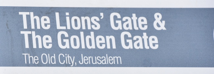TheThe Lion's Gate AND GOLDEN GATE in Old City of Jerusalem, Israel