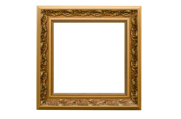 istock Photo picture frame with copy space isolated on white background. 925152864